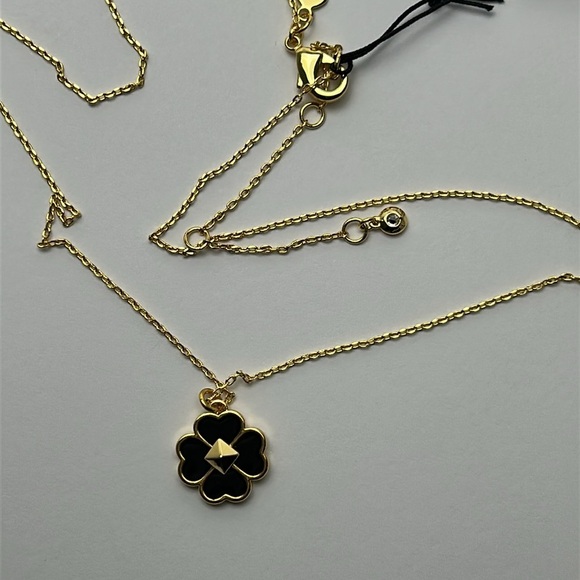 Kate Spade Stud Enamel Mini Pendant Necklace - Picture 9 of 10
